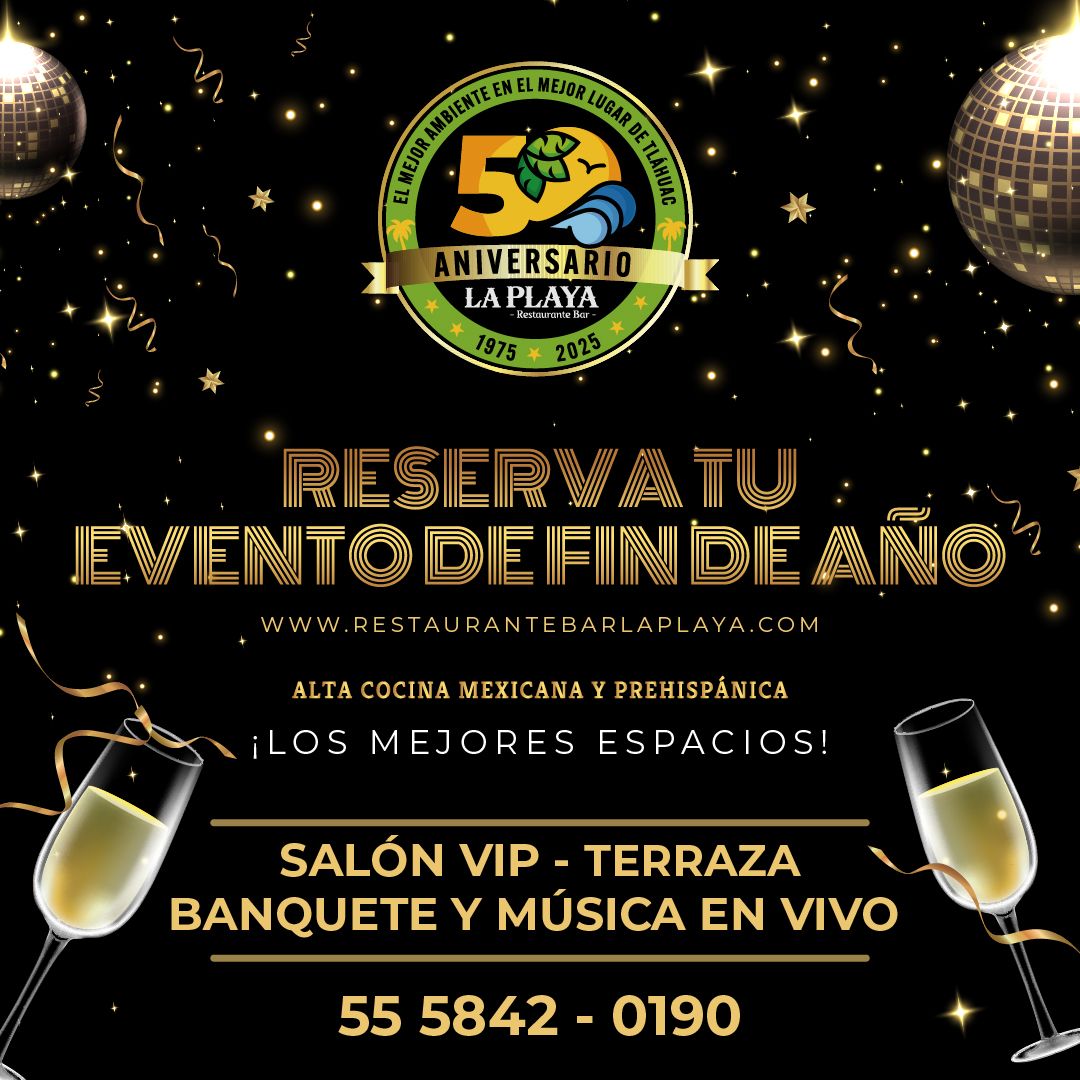 Eventos Fin Año - Restaurante Bar La Playa